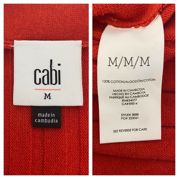 Cabi Red Passage Cardigan - Picture 12 of 15